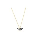 Collier Femme Plaqué Or et Oxyde de zirconium ROBBEZ MASSON, diamètre