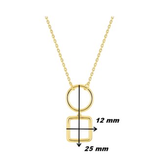 Collier Femme Plaqué Or ROBBEZ MASSON, dimensions