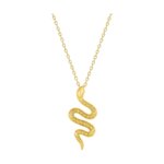 Collier Femme Serpent Plaqué Or ROBBEZ MASSON