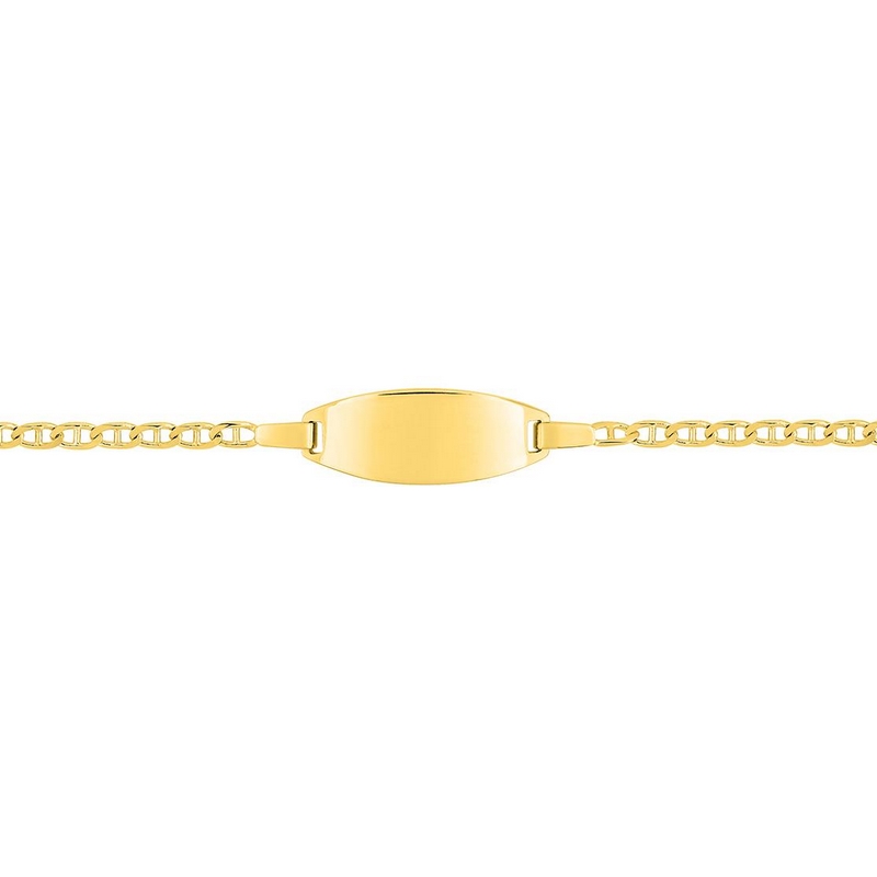 gourmette-bébé-or-jaune-750-maille-marine-robbez-masson-L188 Gourmette Bébé maille marine Or jaune 750/1000 ROBBEZ MASSON