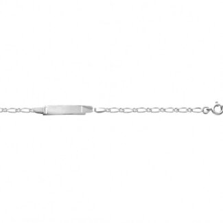 Gourmette Enfant maille alternée 1+1, Argent 925/1000 ROBBEZ MASSON