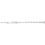 Gourmette Grain de café Enfant, Argent 925/1000 ROBBEZ MASSON