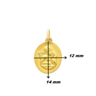 Médaille Ange Enfant Plaqué Or ROBBEZ MASSON