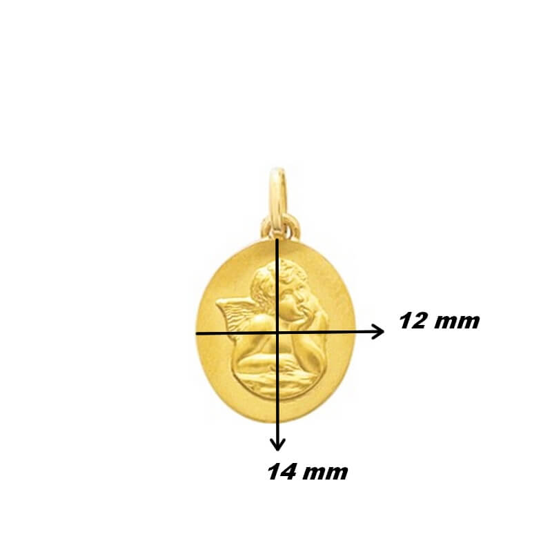 Médaille Ange Enfant Plaqué Or ROBBEZ MASSON