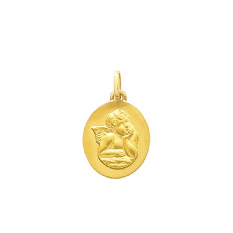 Médaille Ange Enfant Plaqué Or ROBBEZ MASSON
