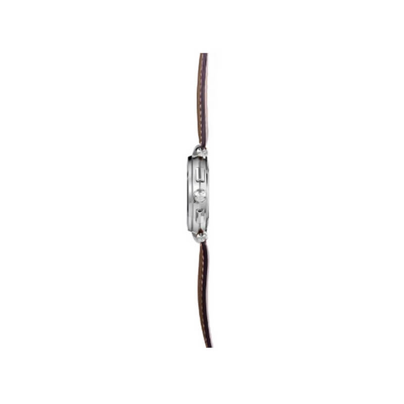 montre-homme-newport-herbelin-chonographe-cuir-marron-37658AP24MA-coté Montre Homme NEWPORT HERBELIN Chronographe, Acier inoxydable et Cuir marron 37658AP24MA, côté
