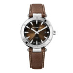 Montre Homme NEWPORT HERBELIN, Acier inoxydable et Cuir marron 12288A27MA