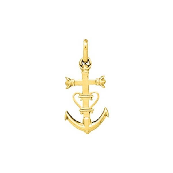pendentif-croix-de-camargue-plaque-or-robbez-masson-106196 Pendentif Croix de Camargue Plaqué Or ROBBEZ MASSON