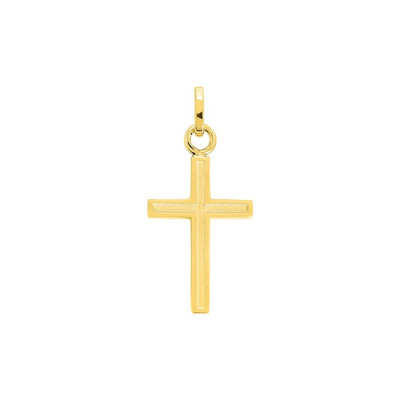Pendentif Croix Or jaune 750/1000 ROBBEZ MASSON