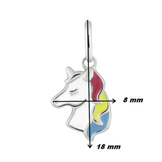 Pendentif Licorne Enfant, Argent 925/1000 ROBBEZ MASSON, dimensions