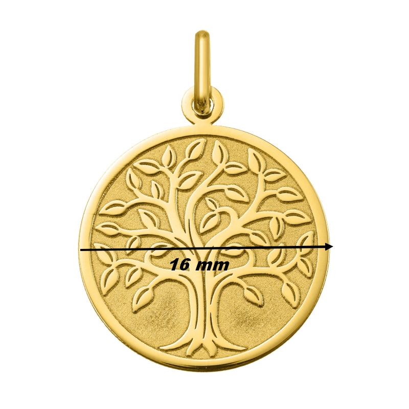 pendentif-médaille-arbre-de-vie-or-jaune-750-robbez-masson-AY1009-diamètre Pendentif Femme Arbre de vie Or jaune 750/1000 ROBBEZ MASSON, diamètre