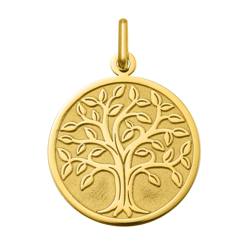 pendentif-médaille-arbre-de-vie-or-jaune-750-robbez-masson-AY1009 Pendentif Femme Arbre de vie Or jaune 750/1000 ROBBEZ MASSON
