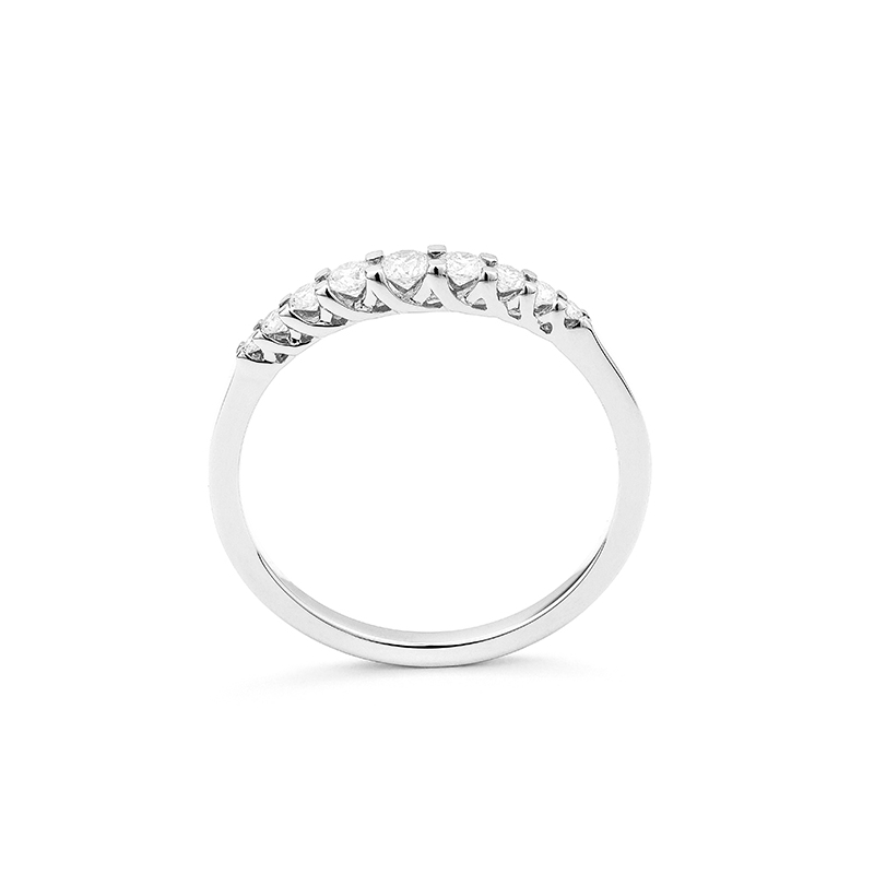 Alliance-Femme-Platine-et-Diamants-FACET-R8105FMTWNQ14-autre-vue Alliance Platine et Diamants R8105FMTWNQ14 FACET, autre vue.