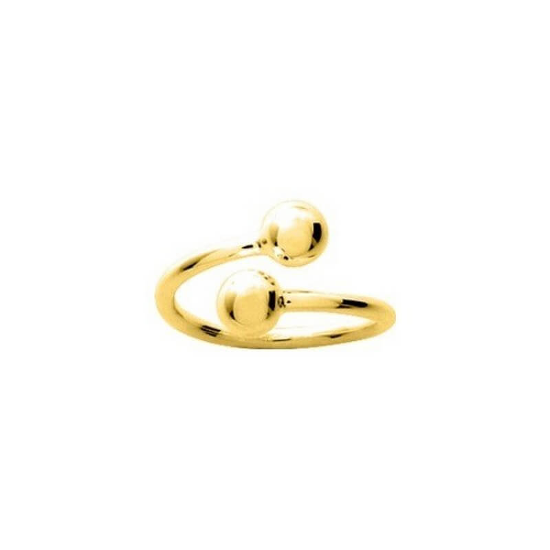 bague-boules-femme-plaqué-or-ROBBEZ-MASSON-107686 Bague Boule ouverte Femme Plaqué Or ROBBEZ MASSON