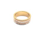 Bague Femme 3 Ors 750/100 et Diamants FACET RE868FMNCA016