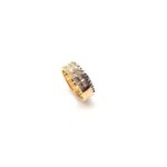 Bague Femme 3 Ors 750/100 et Diamants FACET RE868FMNCA016, autre vue.