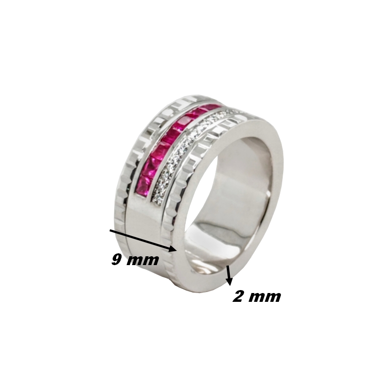 bague-femme-or-blanc-750-rubis-et-diamants-FACET-RE877FMNWAQ14-dimensions Bague Or blanc, Rubis et Diamants RE877FMNWAQ14 FACET, dimensions