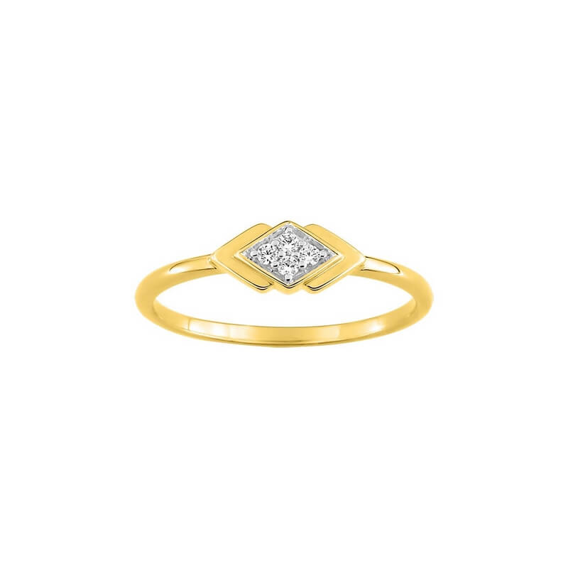 bague-femme-plaqué-or-oxydes-et rhodium-ROBBEZ-MASSON-137866-1 Bague Femme Plaqué Or, Rhodium et Oxydes de zirconium ROBBEZ MASSON