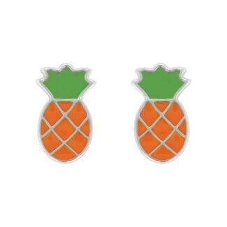 Boucles d'oreilles Enfant Ananas Argent 925/1000 ROBBEZ MASSON