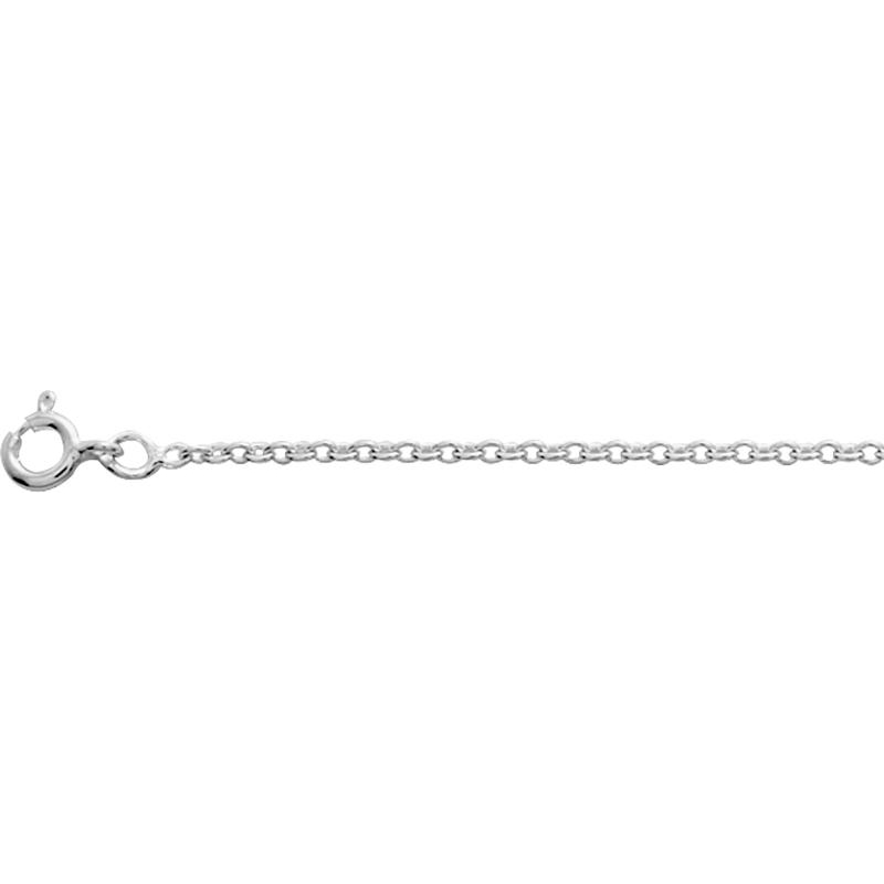 chaine-forcat-ronde-agent-rhodié-robbez-masson-301653C Chaîne forçat ronde Argent rhodié ROBBEZ MASSON
