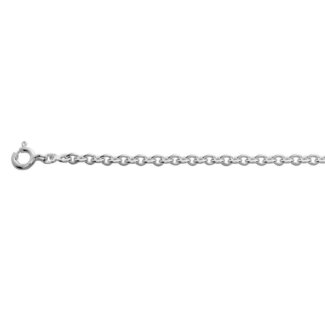 Chaîne forçat ronde Argent rhodié 2.75 mm ROBBEZ MASSON