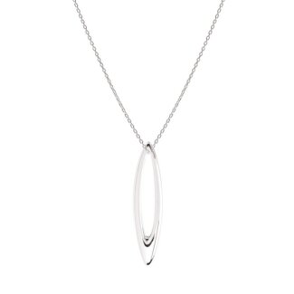 Collier long ovale Femme Argent rhodié ROBBEZ MASSON
