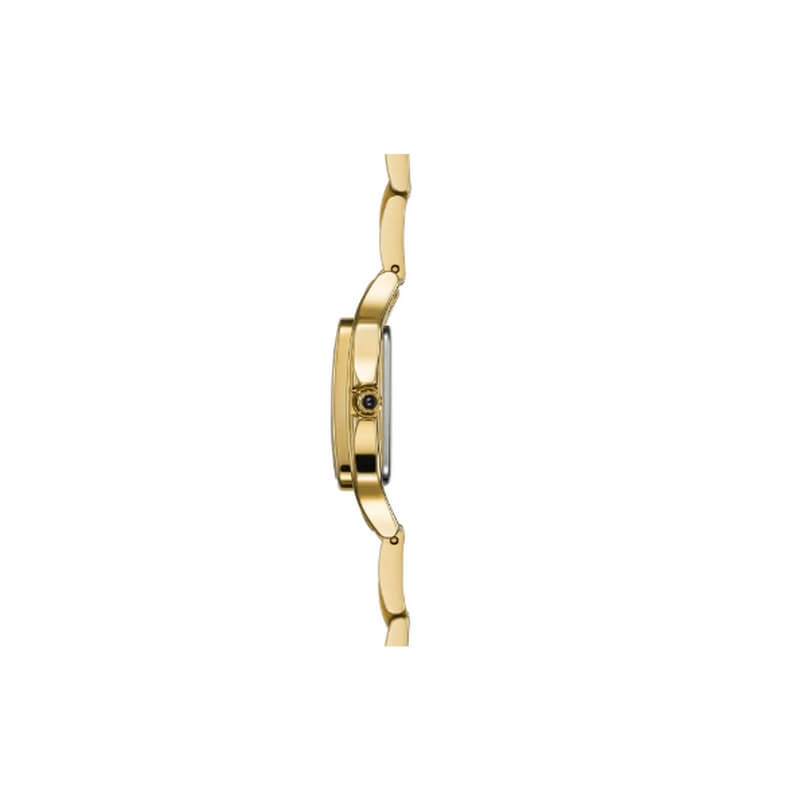 montre-femme-herbelin-luna-mini-acier-inoxydble-17407BP1N08-coté Montre Femme LUNA mini HERBELIN Acier inoxydable doré 17407BP1N08, côté.