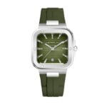 Montre Homme, Cap Camarat Square HERBELIN, Acier inoxydable et Elastomère FKM kaki 12246A116CK