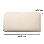 Portefeuille Femme FESTINA FM124/J écru, dimensions.