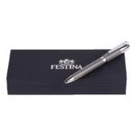 Stylo à bille FESTINA gris encre noire FWS4110/H, boîte