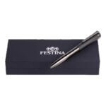Stylo à bille FESTINA noir bi matière encre noir FWS4108/A, boîte