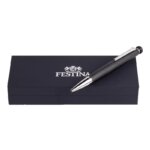 Stylo à bille FESTINA noir chromé, encre noir FWS4101/A, boîte