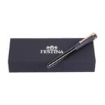 Stylo à bille FESTINA rosé et bleu nuit encre noire FWS5109/N, boîte