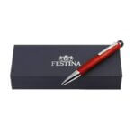 Stylo à bille FESTINA rouge encre noir FWS4104/P, boîte