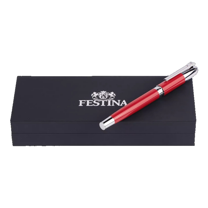 stylo-plume-gris-et-rouge-FESTINA-FWS2109-P-boite Stylo plume FESTINA gris et rouge FWS2109/P, boîte.
